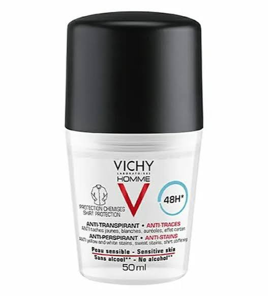 VICHY HOMME DEO BILLE ANTI TACHES ANTI TRACES 48H